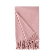 BOWRING - Bella 50" x 60" Pashmina Style Throw, Rosewood