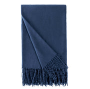BOWRING - Bella 50" x 60" Pashmina Style Throw, Navy