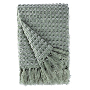 BOWRING - Millie Textured Chenille 50" x 60" Throw, Sage