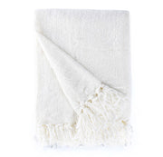 BOWRING - Darby Chenille 50" x 60" Throw, Ivory
