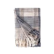 BOWRING - Cortina 50" x 60" Throw, Taupe/Grey