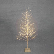 BOWRING - Champagne Glitter Tree 150cm/59in | 186 Warm White LED Lights