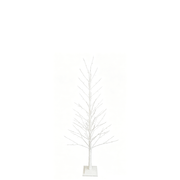 BOWRING - White Glitter Tree 150cm/59in | 186 Warm White LED Lights