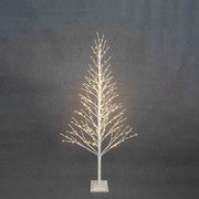 BOWRING - White Glitter Tree Glitter Tree 210cm/83in | 306 Warm White LED Lights