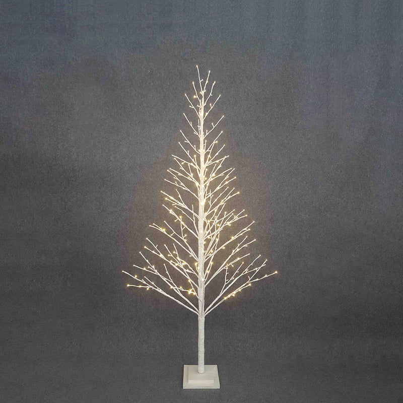 BOWRING - White Glitter Tree Glitter Tree 210cm/83in | 306 Warm White LED Lights
