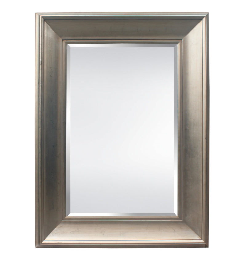 BOWRING - Bellina 37”W x 49”H Mirror Antique Silver