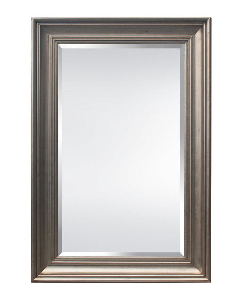 BOWRING - Westview 40-1/2”W x 60-1/4”H Mirror Antique Silver