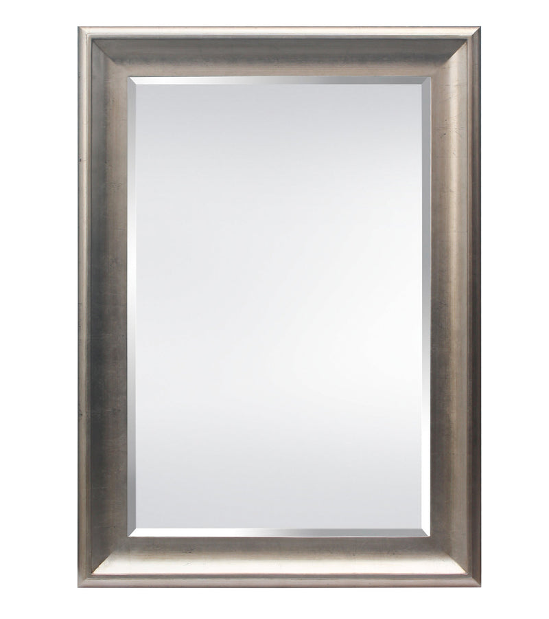 BOWRING - Vienna 32”W x 44”H Mirror Antique Silver
