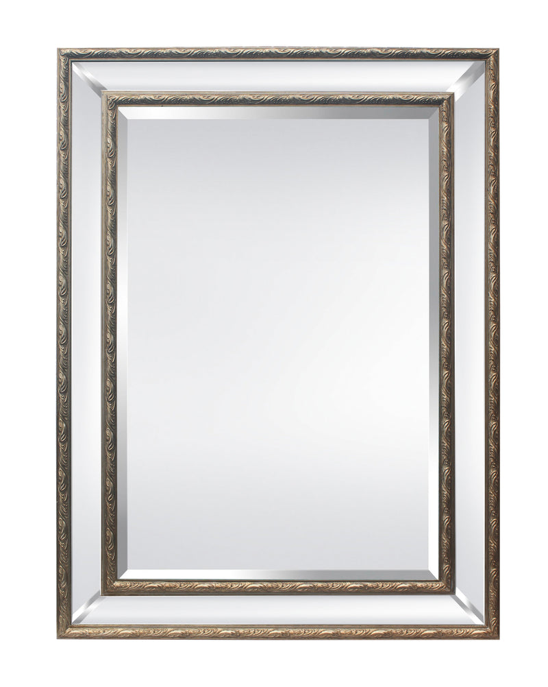 BOWRING - Addison 33”W x 45”H Mirror Champagne Gold