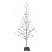 BOWRING - Silver Glitter Tree 270cm/106in |360 Warm White LED Lights