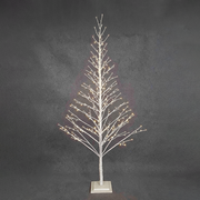 BOWRING - White Glitter Tree 270cm/106in |360 Warm White LED Lights