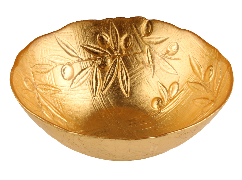 BOWRING - Toscana 17 cm Gold Leaf Bowl
