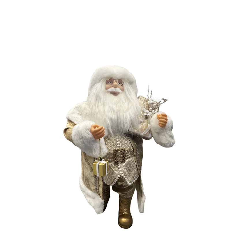 BOWRING - Enchanted Santa 60cm with Champagne Coat