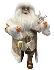 BOWRING - Enchanted Santa 60cm with Champagne Coat