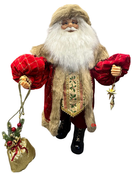 BOWRING - Imperial Santa 80cm with Red Coat