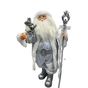 BOWRING - Dazzle Santa 80cm with Silver Coat