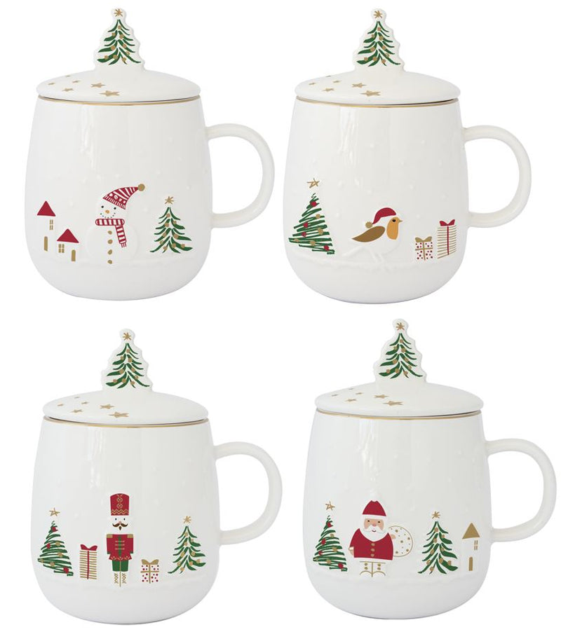 Easy Life - Let It Snow 450ml (15oz) Infuser Mug  (Asst'd)