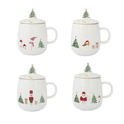 Easy Life - Let It Snow 450ml (15oz) Infuser Mug  (Asst'd)