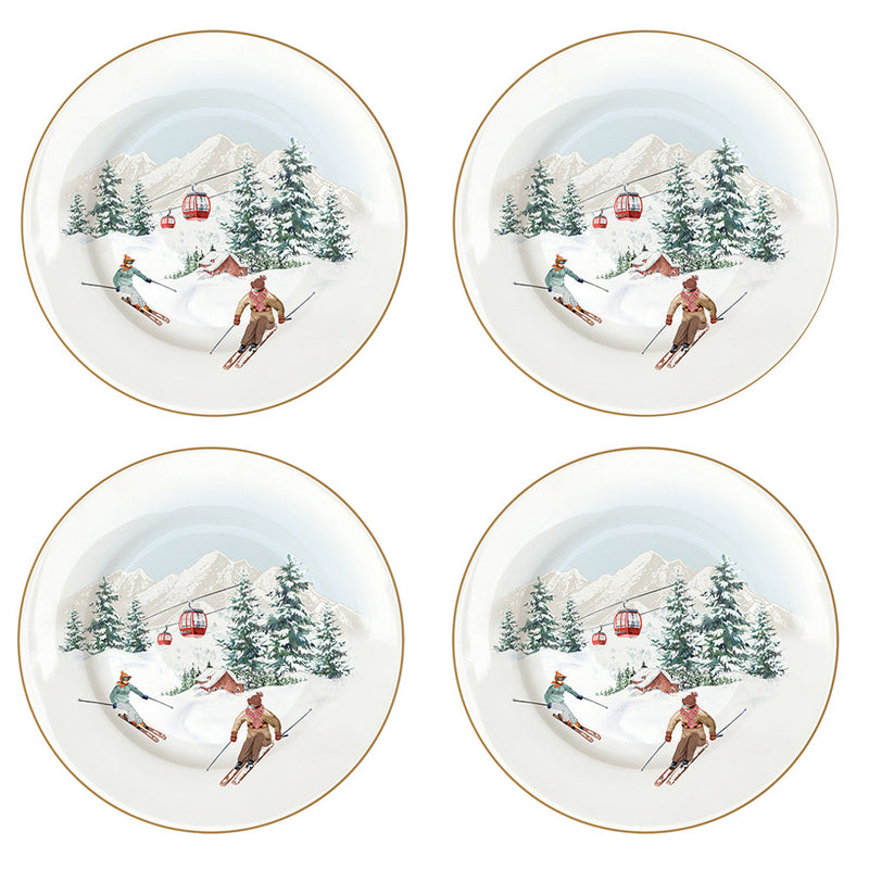 Easy Life - Chalet 19cm (7.5in) Plates Set of 4