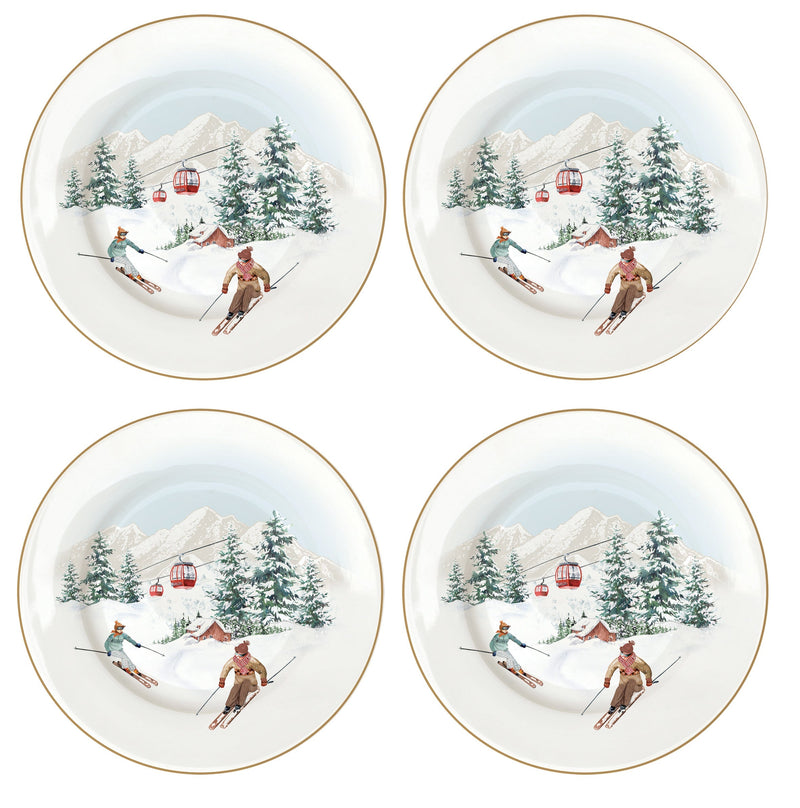 Easy Life - Chalet 19cm (7.5in) Plates Set of 4