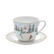 Easy Life - Chalet 400ml (13.5oz) Breakfast Cup & Saucer
