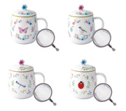 Easy Life - Fancy Garden 450ml (15oz) Infuser Mug (Assorted)
