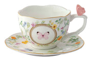 Easy Life - Dancing Butterflies 240ml (8oz) Cup & Saucer