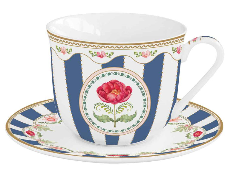 Easy Life - Flowery 370ml (12.5oz) Cup & Saucer
