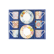 Easy Life - Siracusa 100ml (3.4oz) Espresso Cup & Saucer Set of 6