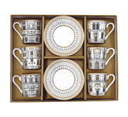 Easy Life - Palazzo 100ml (3.4oz) Espresso Cup & Saucer Set of 6