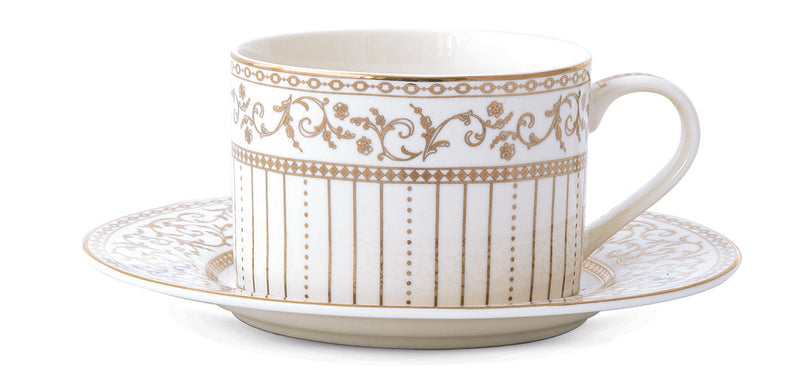 Pozzi Milano - POZZI Golden 220ml (7.4oz) Cup & Saucer