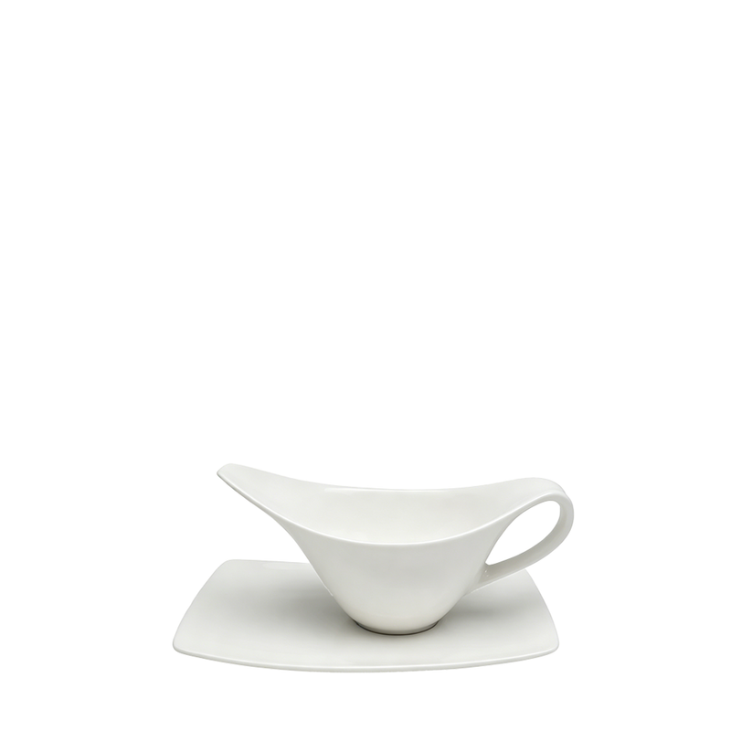 BOWRING - Sophia 220ml (7.4oz) Sauce Boat with Dish