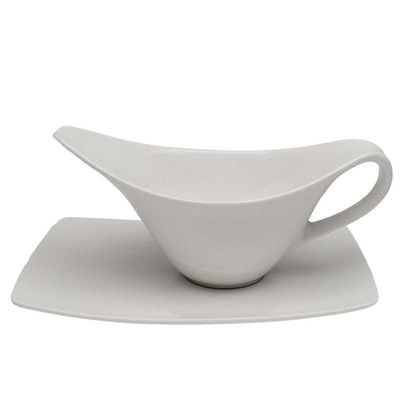 BOWRING - Sophia 220ml (7.4oz) Sauce Boat with Dish
