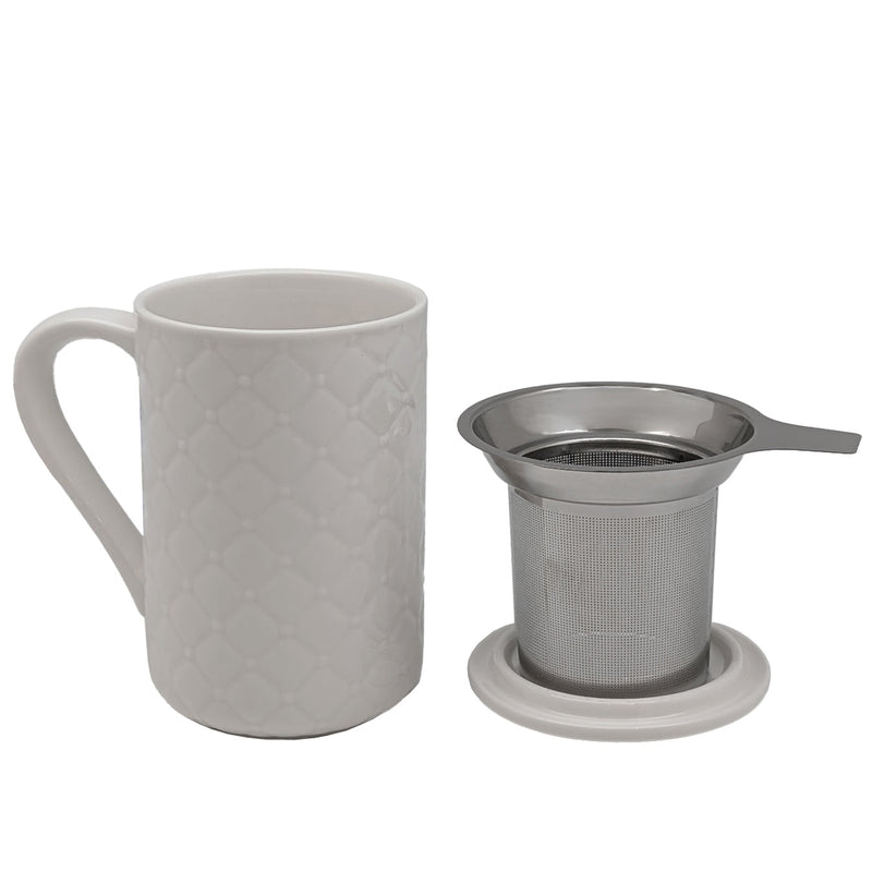 BOWRING - Ginny Mug 450ml (15.2oz) with Infuser  and Lid