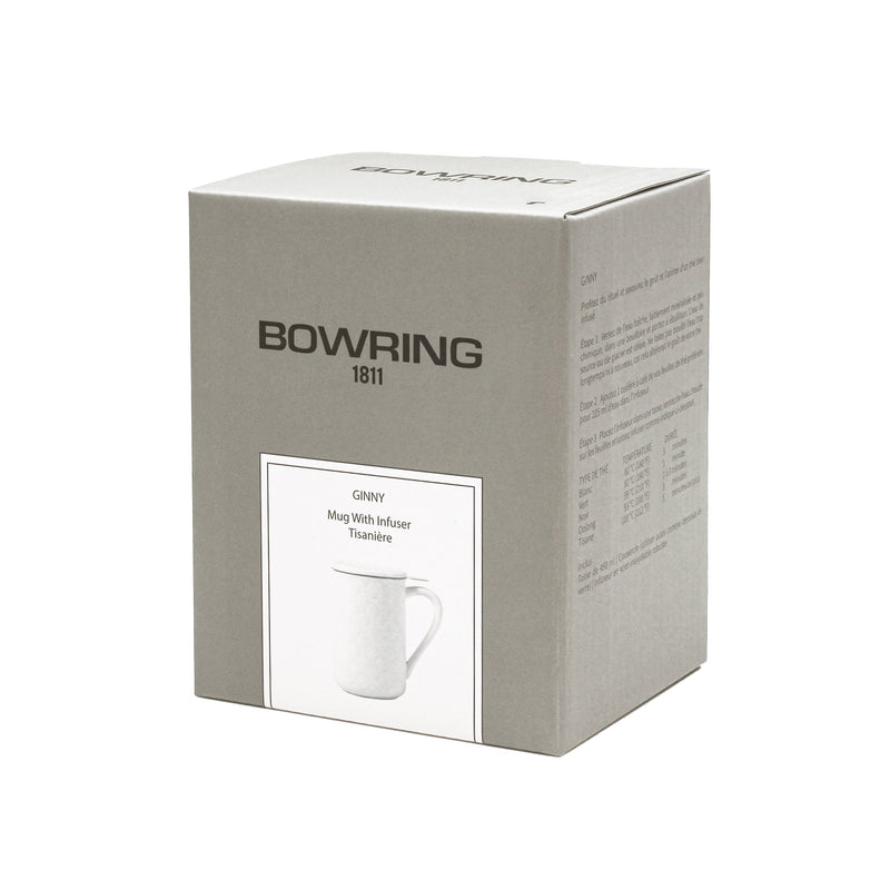 BOWRING - Ginny Mug 450ml (15.2oz) with Infuser  and Lid