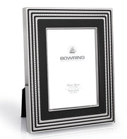BOWRING - Carson Black/Silver Accent 5 x 7in Frame