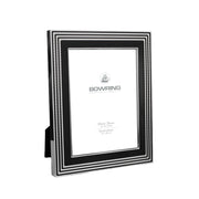 BOWRING - Carson Black/Silver Accent 8 x 10in Frame