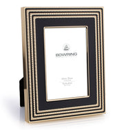 BOWRING - Carson Black/Gold Accent 3.5 x 5in Frame