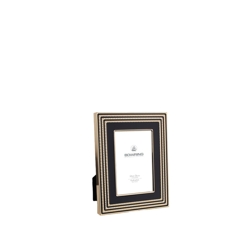 BOWRING - Carson Black/Gold Accent 3.5 x 5in Frame