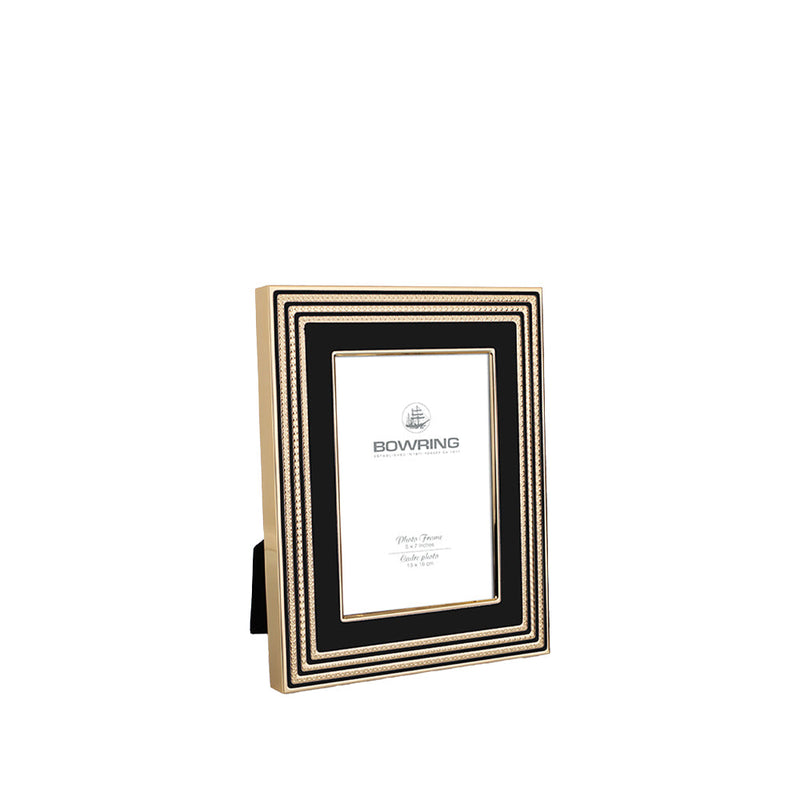 BOWRING - Carson Black/Gold Accent 5 x 7in Frame