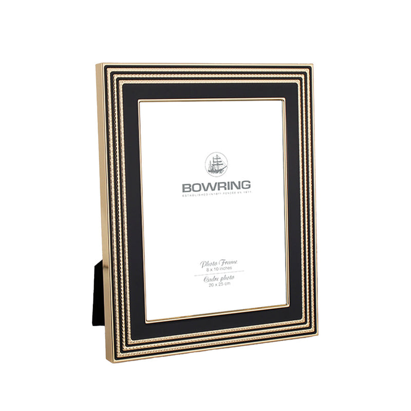 BOWRING - Carson Black/Gold Accent 8 x 10in Frame