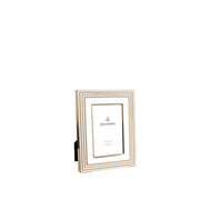BOWRING - Carson White/Gold Accent 3.5 x 5in Frame