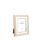 BOWRING - Carson White/Gold Accent 5 x 7in Frame
