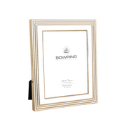 BOWRING - Carson White/Gold Accent 8 x 10in Frame