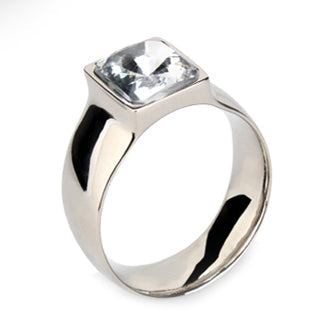 BOWRING - Posh Napkin Ring with Clear Bead