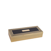 BOWRING - Carson Trinket Box Black/Gold Accent