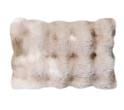 BOWRING - Plush Faux Fur 12" x 18" Pillow,CARAMEL