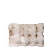 BOWRING - Plush Faux Fur 12" x 18" Pillow,CARAMEL
