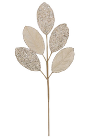 BOWRING - Leaf Stem Champagne Microbeads 63cm