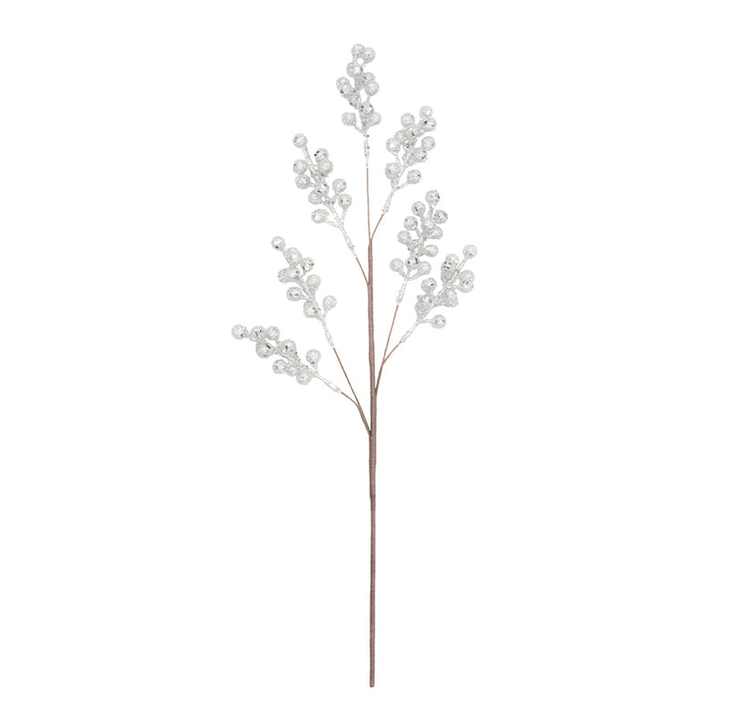 BOWRING - Berry Spray 66cm Silver Glitter